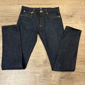 A.P.C Petit Standard Raw Selvedge Denim Jeans SZ 30